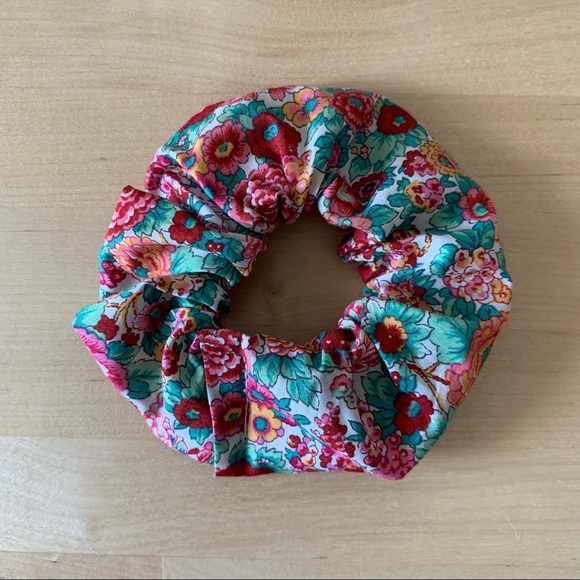 Handmade Floral Scrunchie - Picture 3 of 3